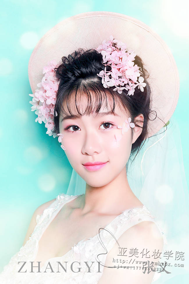 <b>亚美化妆作品 礼帽新娘</b>