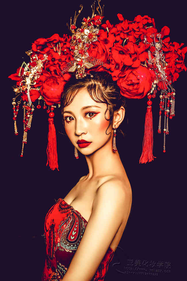 秀场造型-中国红