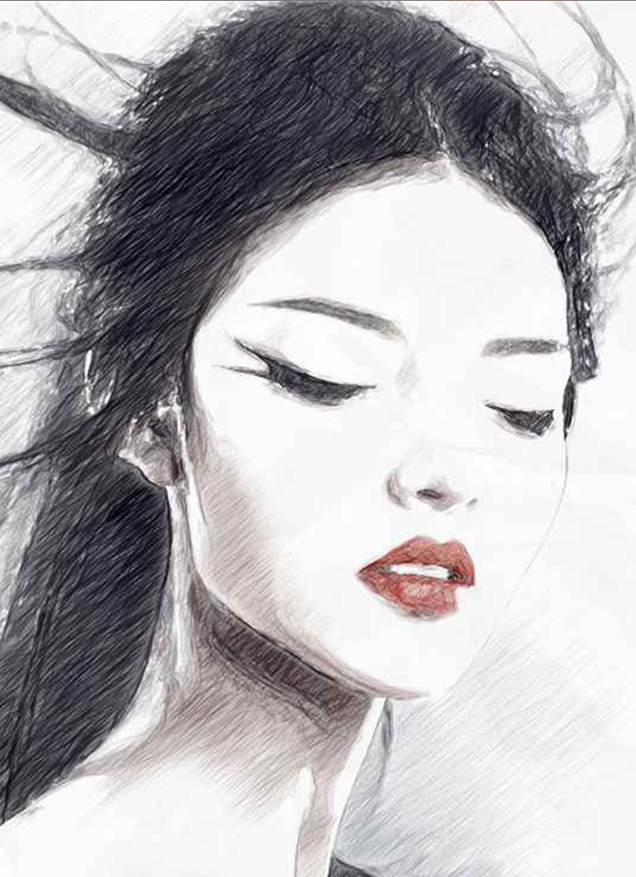 纸上妆容欣赏